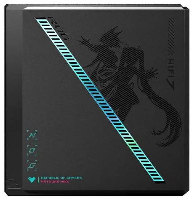 Alt view image 5 of 5 - ASUS ROG Magic Box Hatsune Miku Edition Gaming Router, WIFI 7 dual-band 7200Mbps, 3 on-demand SSIDs, 2 gaming ports, AiMesh networking, AiProtection, supports 5GHz band