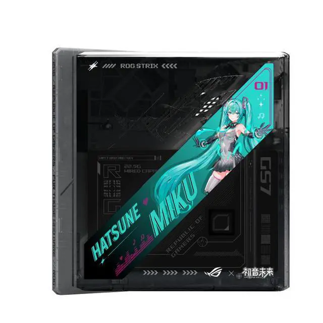Alt view image 2 of 5 - ASUS ROG Magic Box Hatsune Miku Edition Gaming Router, WIFI 7 dual-band 7200Mbps, 3 on-demand SSIDs, 2 gaming ports, AiMesh networking, AiProtection, supports 5GHz band