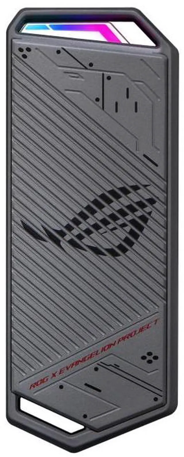Alt view image 2 of 6 - ASUS ROG STRIX Arion EVA Edition Aluminum Alloy M.2 NVMe SSD External Portable Enclosure Case Adapter, USB 3.2 Gen 2 Type-C (10 Gbps), Aura Sync, 2230/2242/2260/2280 M.2 PCIe® NVMe with M or B+M key**