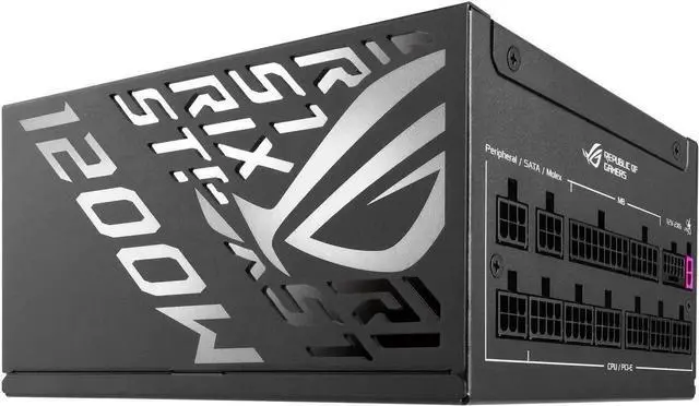 Alt view image 5 of 7 - ASUS ROG Strix 1200W Platinum Equalizer Cable Version (2026) ,GaN ,80PLUS PLATINUM Certified Full Modular, Compatible with PCIe Gen 5.1 and ATX 3.1 Power Supply, International Version