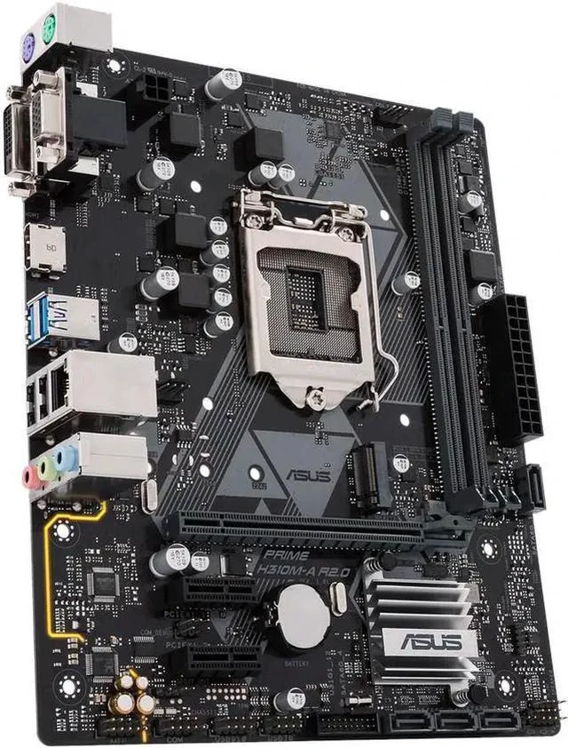 Alt view image 3 of 4 - ASUS Intel PRIME H310M-A R2.0 Socket LGA 1151 DDR4 Micro ATX Motherboard (90MB0Z10-M0EAY0)