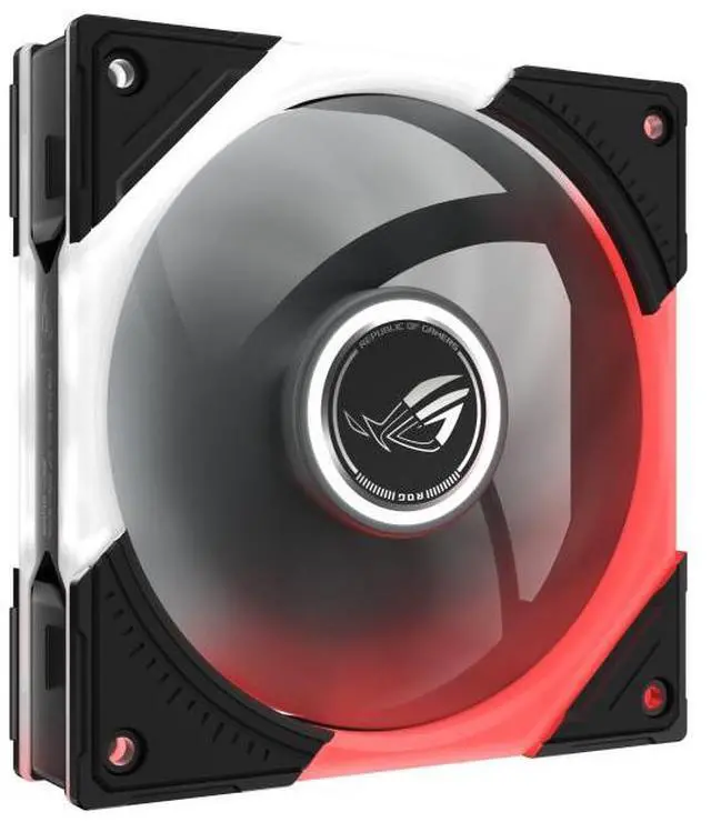 Main image of ASUS ROG Eurux GR120 ARGB Case Fan 1Pack, Reverse Airflow Model,2600 RPM, 4.5 mmHO static pressure, 85 CFM airflow, daisy-chain cable design, three independent lighting zones,10 lighting effect modes