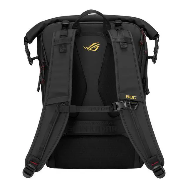 Alt view image 7 of 7 - ASUS ROG Slash 18" Backpack Edition 20 (Magnetic quick-release buckle, YKK zippers, breathable back panel, adjustable chest strap, 26L capacity) International Edition