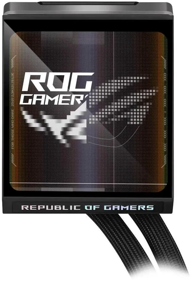 Alt view image 3 of 5 - ASUS ROG Strix LC IV 360 ARGB LCD All-in-One (AIO) Liquid CPU Cooler 400mm tubing, AIO Q-Connector wireless cooling technology,5.08" IPS display ; Supports Intel LGA 1851/1700 & AMD AM5/AM4