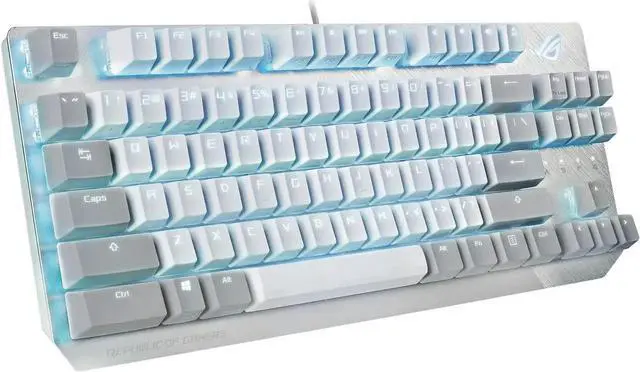 Main image of ASUS X806 ROG Strix Scope NX TKL Moonlight White Wired Mechanical RGB Gaming Keyboard with ROG NX Red Linear Switches