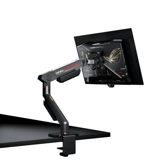 Alt view image 3 of 5 - ASUS ROG Swift 27 inch (26.5" viewable) 20th Edition Dual Mode AMD FreeSync Premium Pro & G-SYNC compatible 0.02ms HDR500 OLED Gaming Computer Monitor With Wall Mount Monitor Arm-International Version