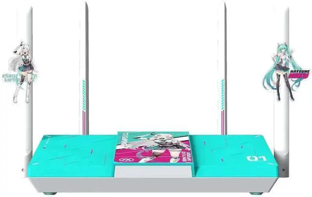 Alt view image 2 of 5 - ASUS TX RT-BE57 Hatsune Miku Edition Dual-Band WiFi 7 (802.11be) Smart AiMesh Expandable Router, 3600 Mbps, 2.5G Port, providing up to 3 SSIDs for IoT devices, parental controls and VPN