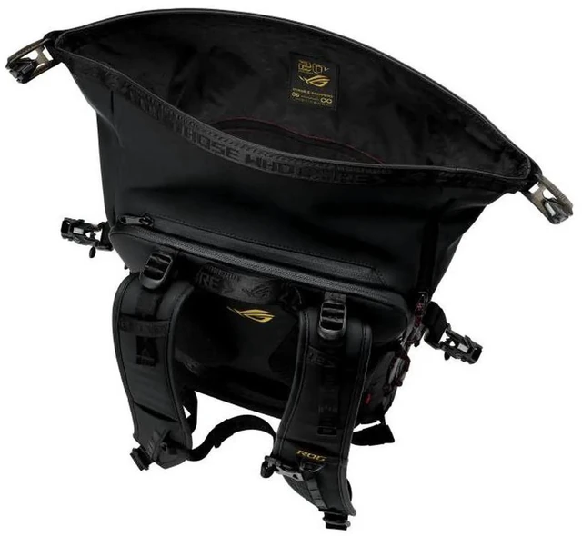 Alt view image 4 of 7 - ASUS ROG Slash 18" Backpack Edition 20th (Magnetic quick-release buckle, YKK zippers, breathable back panel, adjustable chest strap, 26L capacity) International Edition