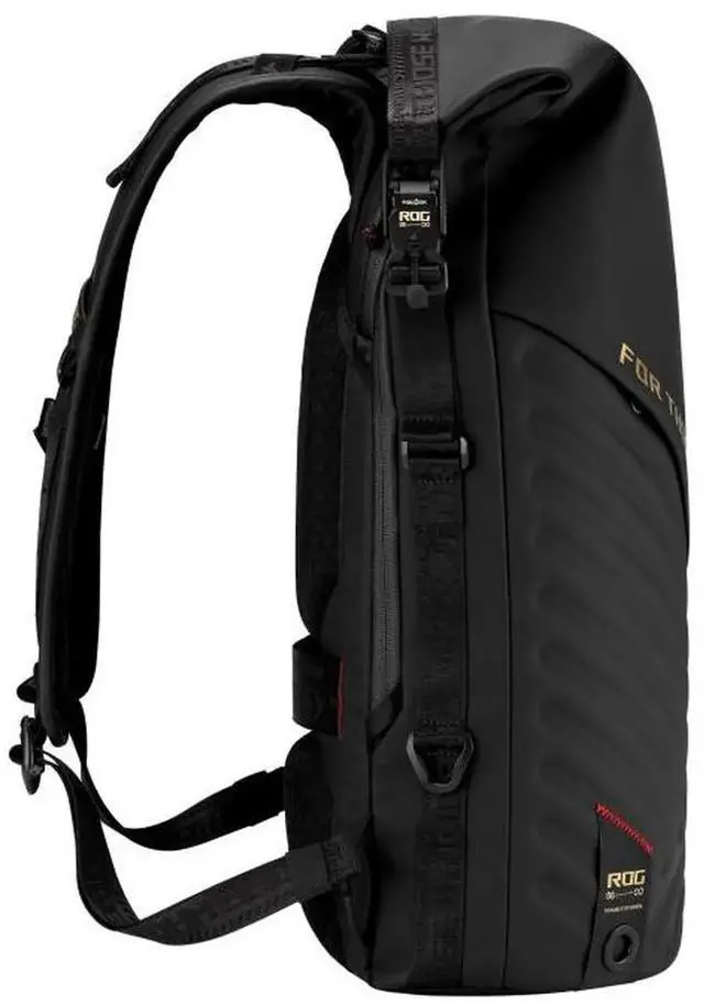 Alt view image 2 of 7 - ASUS ROG Slash 18" Backpack Edition 20th (Magnetic quick-release buckle, YKK zippers, breathable back panel, adjustable chest strap, 26L capacity) International Edition