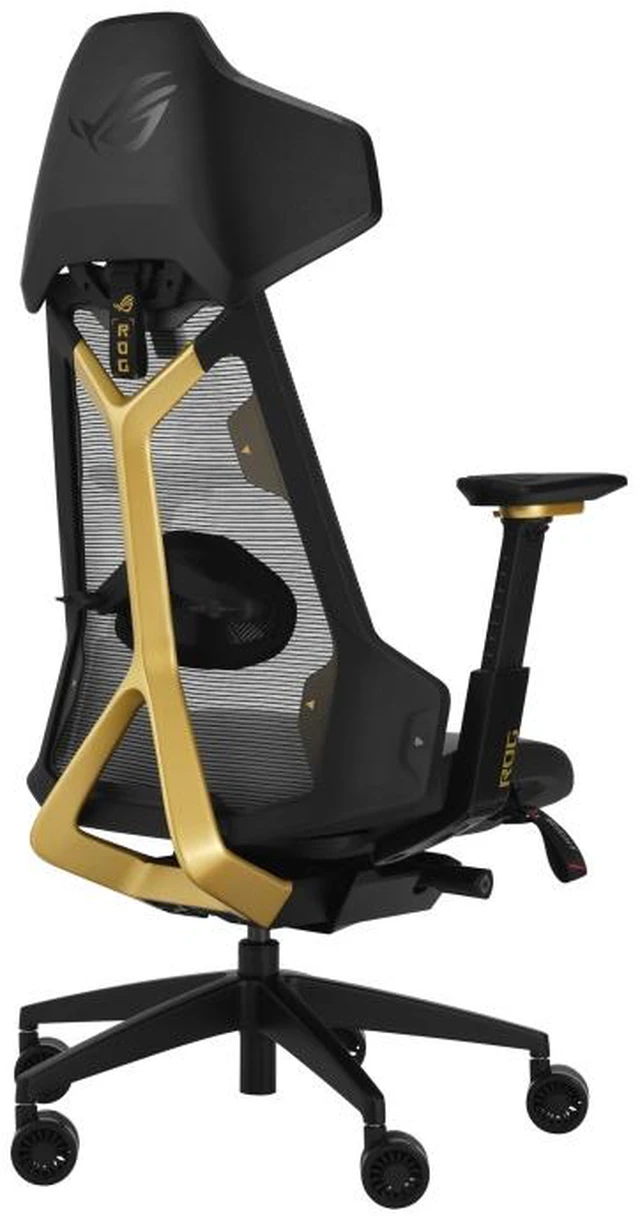 Alt view image 3 of 6 - ASUS ROG Destrier Edition 20 Gaming Chair, Futuristic Cyborg Aesthetic, Versatile Seat Adjustments, Mobile Gaming Arm Support Mode, Acoustic Panel
