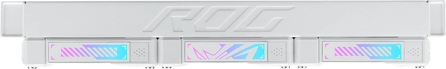 Alt view image 4 of 7 - ASUS ROG RYUO IV SLC 360 ARGB White Edition All-in-one AIO Liquid CPU Cooler, 200mm short water,3D visual effects, curved 6.67'' AMOLED screen and ROG AF 12C ARGB fan, AMD AM4/AM5 & Intel LGA1851/1700