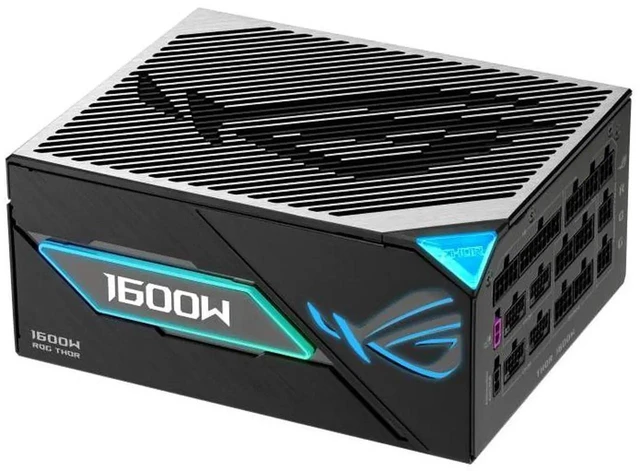 Alt view image 4 of 7 - ASUS ROG Thor 1600W Titanium III EVO ROG Equalizer Edition PSU (2026) (80 PLUS Titanium Certified, ATX 3.1, GaN MOSFET, GPU-First Intelligent Voltage Stabilizer, Magnetic OLED Display, Turbo Mode)
