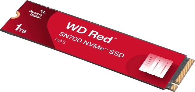 Alt view image 3 of 3 - Western Digital 1TB WD Red SN700 NVMe Internal Solid State Drive SSD for NAS Devices - Gen3 PCIe, M.2 2280, Up to 3,430 MB/s - WDS100T1R0C