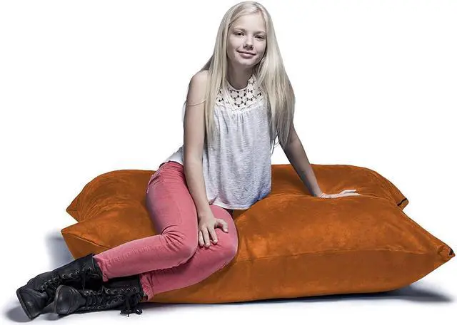 Main image of Jaxx 3.5 Ft Pillow Saxx Kids Bean Bag, Mandarin