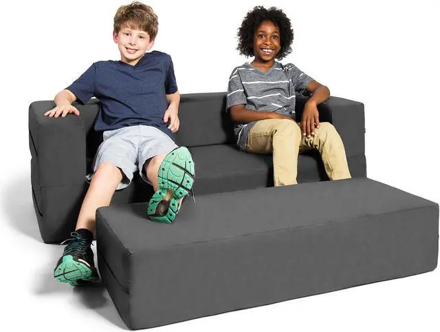 Alt view image 6 of 7 - Jaxx Alon Daybed / Fold-Out Queen-Size Mattress - Premium Chenille, Plum