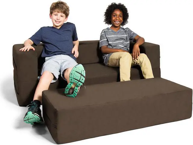 Alt view image 6 of 7 - Jaxx Zipline Big Kids Modular Sofa & Ottoman