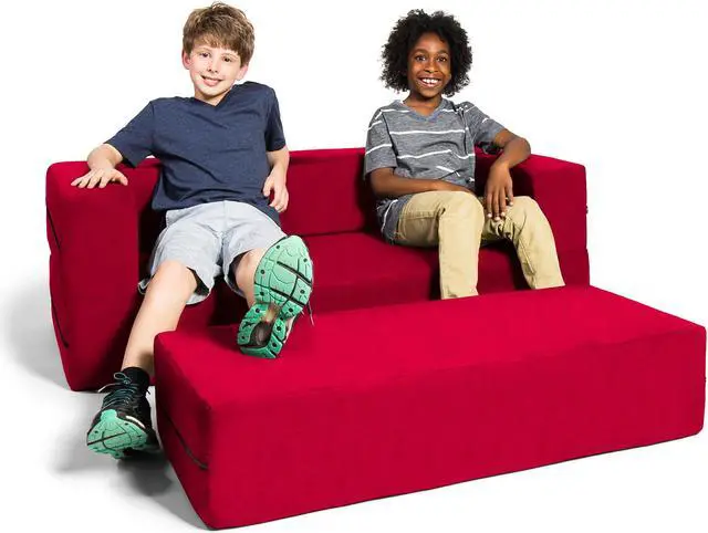 Alt view image 6 of 7 - Jaxx Zipline Big Kids Modular Sofa & Ottoman