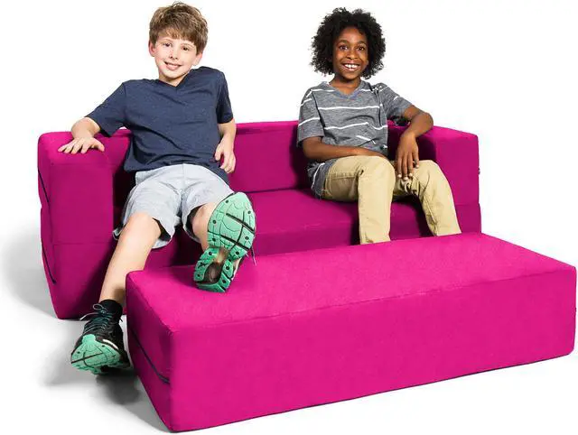 Alt view image 6 of 7 - Jaxx Zipline Big Kids Modular Sofa & Ottoman