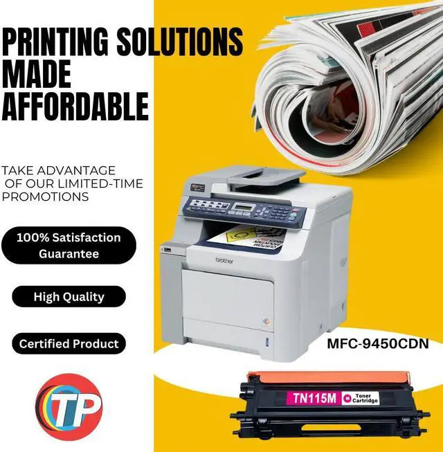 Alt view image 2 of 6 - Compatible Brother TN-115M, TN115 Toner Cartridge Magenta 4K