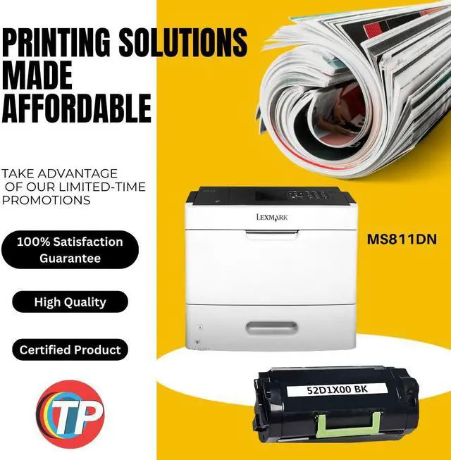 Alt view image 2 of 6 - Compatible Lexmark 52D1X00, 521X Toner Cartridge For MS811, MS811x, MS812, MS812x - 45K