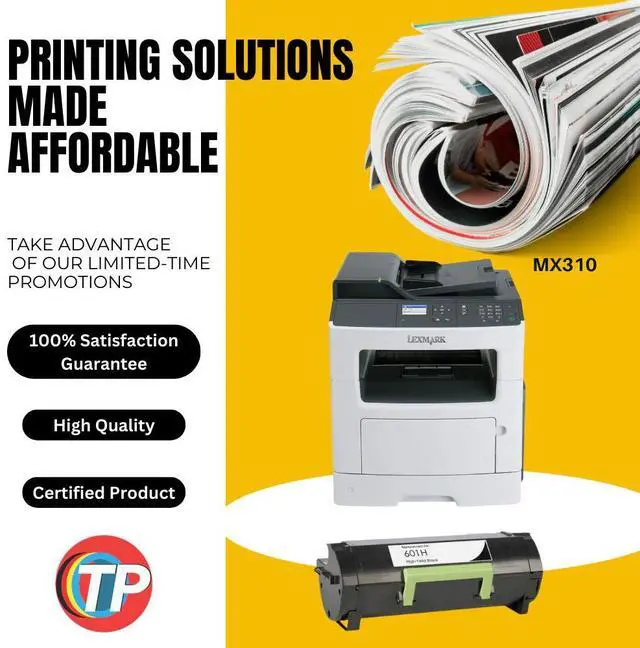 Alt view image 2 of 6 - Compatible Lexmark 60F1H00, 601H Toner Cartridge For MX310, MX410, MX510, MX511, MX610, MX611 - 10K