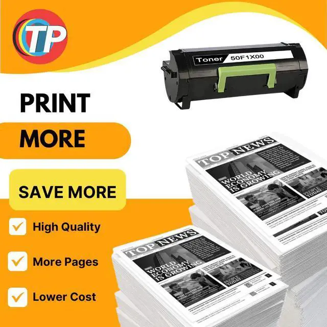 Alt view image 6 of 6 - Compatible Lexmark 50F1X00, 501X Toner Cartridge For MS410, MS415, MS510, MS610 - 10K