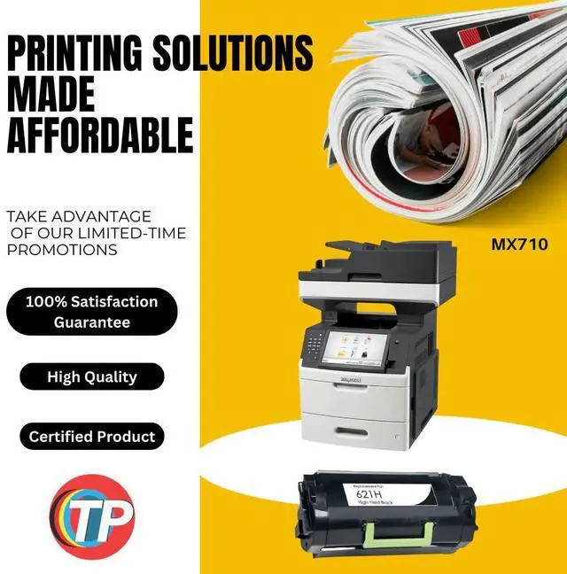 Alt view image 2 of 6 - Compatible Lexmark 62D1H00, 621H Toner Cartridge For MX710, MX711, MX810, MX811, MX812 - 25K