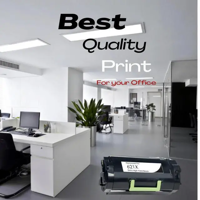 Alt view image 6 of 7 - Compatible Lexmark 62D1X00, 621X Toner Cartridge For MX810, MX811, MX812 - 45K