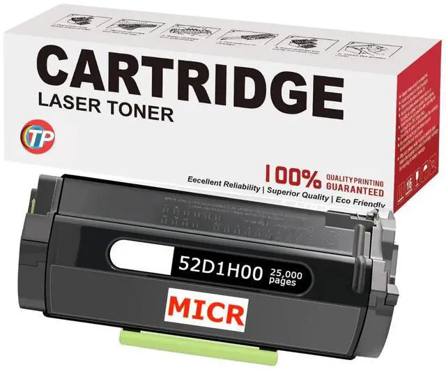 Main image of Compatible Lexmark 52D1H00 521H MICR Toner Cartridge Black 25K