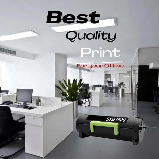 Alt view image 6 of 6 - Compatible Lexmark 51B1000 Toner Cartridge For MS317, MS417, MS517, MS617, MX317, MX417, MX517, MX617 - 2.5K