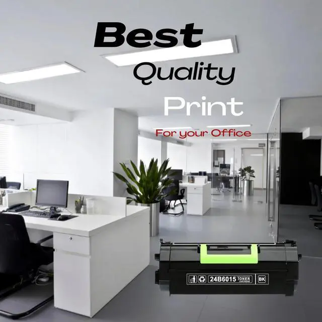 Alt view image 5 of 6 - Compatible Lexmark 24B6015 Toner Cartridge For M5155, M5163, M5170, XM5163, XM5170 - 35K