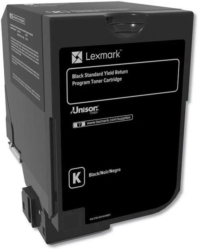 Alt view image 11 of 11 - Lexmark LEX74C1HK0 CS725 High Yield Return Program Cartridge Toner, Black
