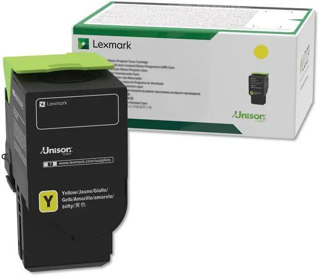 Alt view image 10 of 10 - Lexmark C231HY0 High Yield Return Program Toner Cartridge - Yellow