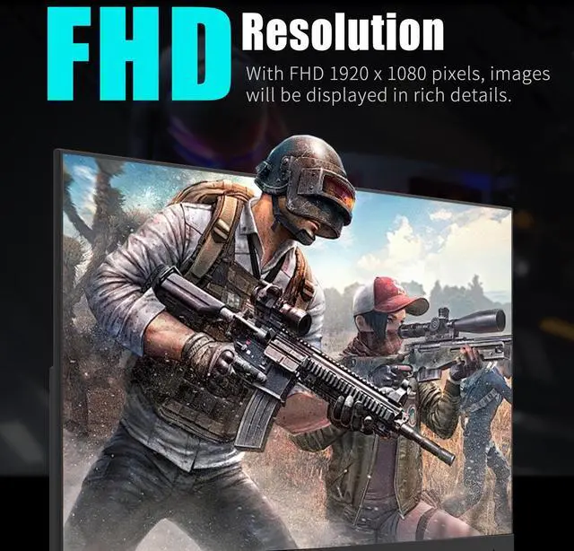 Alt view image 4 of 6 - Viewedge Gaming Monitor 24 Inch FHD 144hz, IPS 1ms 1080p Computer Monitor with 110% sRGB, Bluelight Filter, HDMI & VGA Port, Support Wall Mount