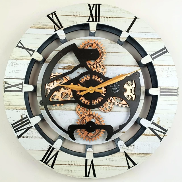 Alt view image 3 of 6 - CANADA LINE WALL CLOCK ROUND 24 INCH DESERT BEIGE