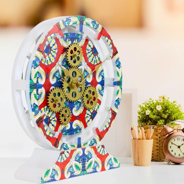 Main image of ITALY LINE DESK CLOCK ROUND (HYBRID WALL) 10 INCH FURORE