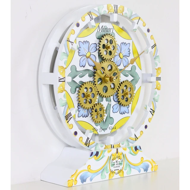 Alt view image 6 of 6 - ITALY LINE DESK CLOCK ROUND (HYBRID WALL) 10 INCH MINORI