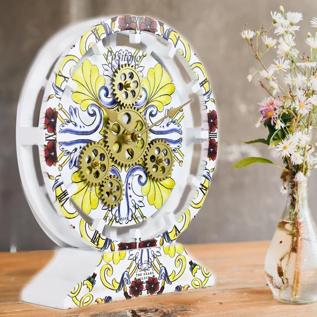 Main image of ITALY LINE DESK CLOCK ROUND (HYBRID WALL) 10 INCH POSITANO