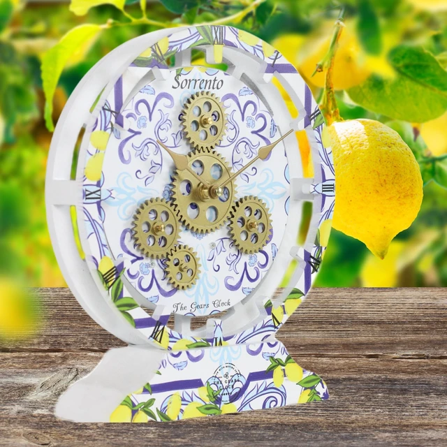 Alt view image 5 of 6 - ITALY LINE DESK CLOCK ROUND (HYBRID WALL) 10 INCH SORRENTO