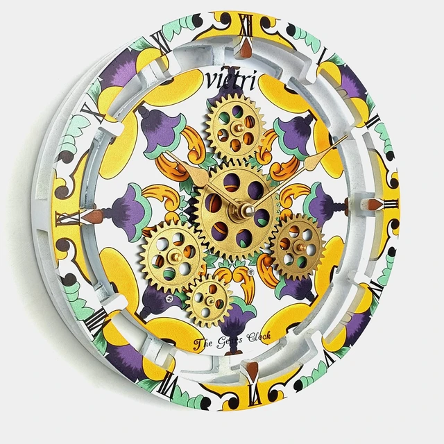 Alt view image 6 of 6 - ITALY LINE DESK CLOCK ROUND (HYBRID WALL) 10 INCH VIETRI