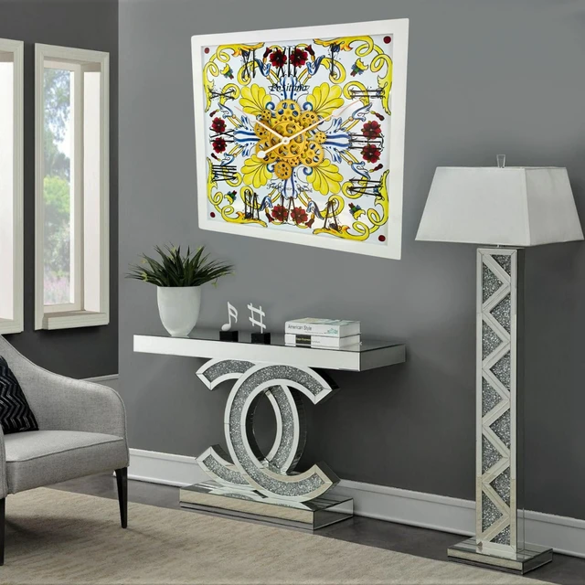 Main image of ITALY LINE WALL CLOCK SQUARE 24 INCH POSITANO
