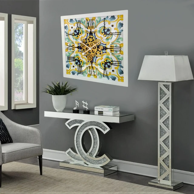 Main image of ITALY LINE WALL CLOCK SQUARE 24 INCH PRAIANO