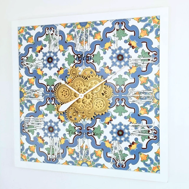 Alt view image 4 of 6 - ITALY LINE WALL CLOCK SQUARE 36 INCH META