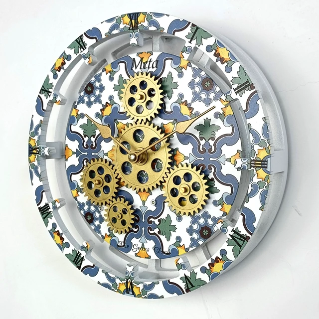 Alt view image 4 of 6 - ITALY LINE DESK CLOCK ROUND (HYBRID WALL) 10 INCH META