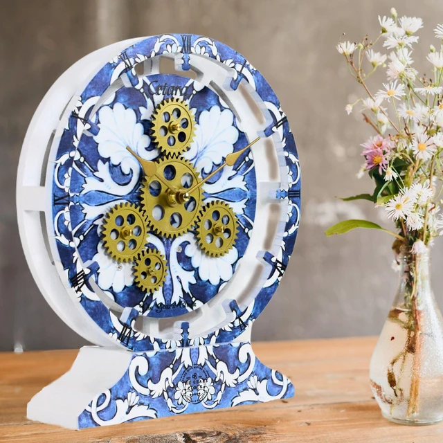 Main image of ITALY LINE DESK CLOCK ROUND (HYBRID WALL) 10 INCH CETARA