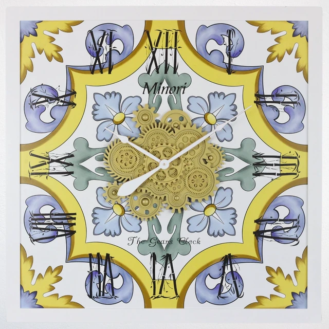 Alt view image 5 of 6 - ITALY LINE WALL CLOCK SQUARE 36 INCH MINORI