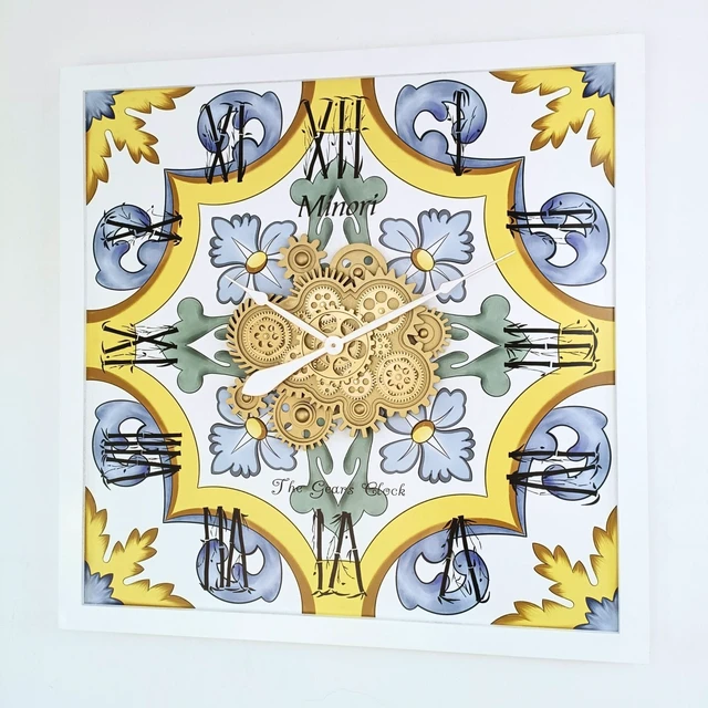 Alt view image 3 of 6 - ITALY LINE WALL CLOCK SQUARE 36 INCH MINORI