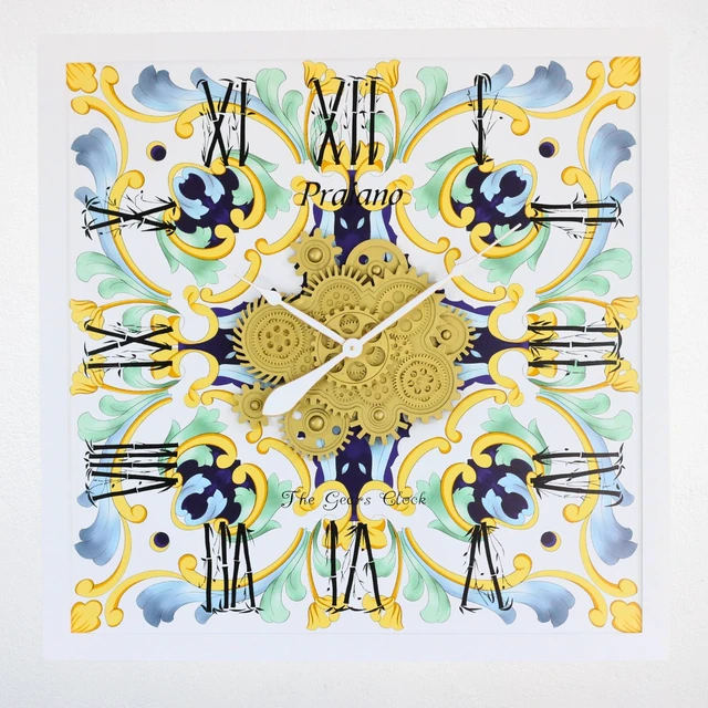 Alt view image 3 of 6 - ITALY LINE WALL CLOCK SQUARE 36 INCH PRAIANO