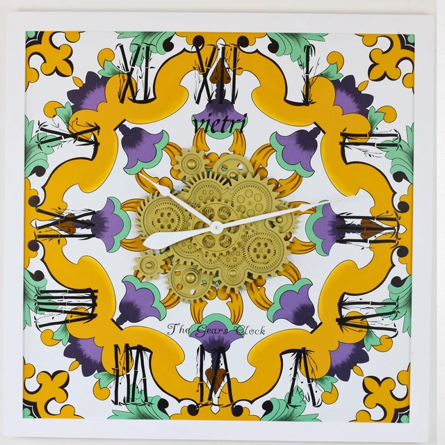 Alt view image 4 of 6 - ITALY LINE WALL CLOCK SQUARE 36 INCH VIETRI