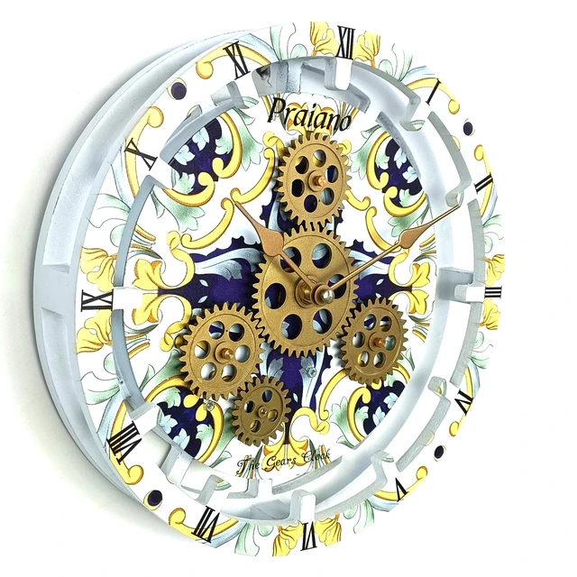 Alt view image 6 of 6 - ITALY LINE DESK CLOCK ROUND (HYBRID WALL) 10 INCH PRAIANO